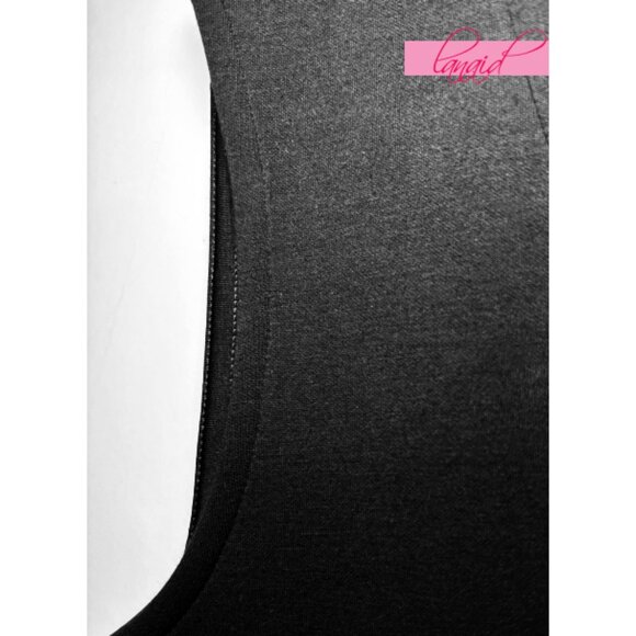 Spanx AirEssentials V-Neck Mini Dress Very Black Sleeveless Traveling Comfort S - Picture 11 of 14